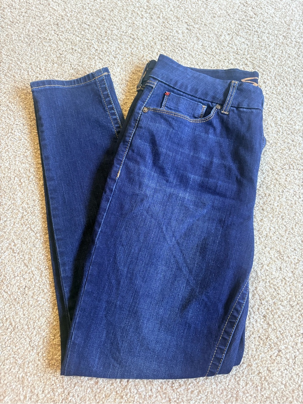 Seven7 Women's Dark Blue Skinny Jeans